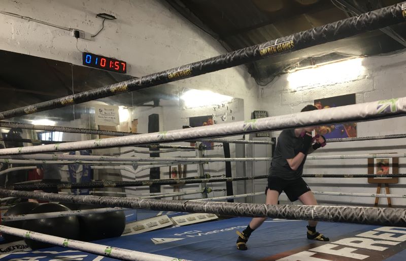 shadow boxing