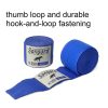 thumb loop and durable hook-and-loop fastening